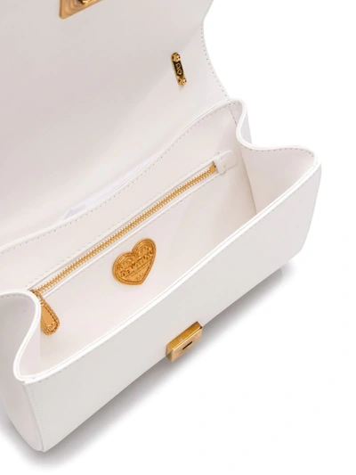 Dolce & Gabbana Medium Devotion Crossbody Bag In White