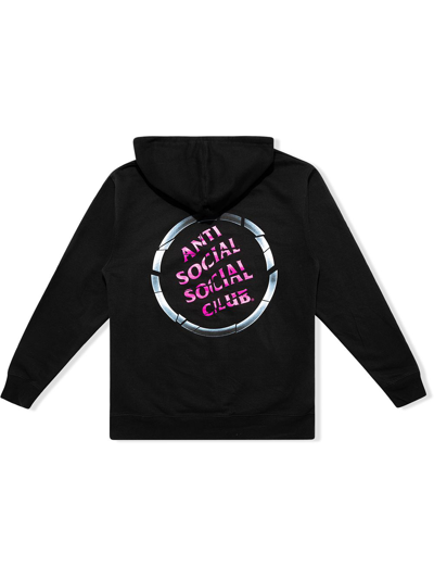 Shop Anti Social Social Club Brake Check Hoodie In Black