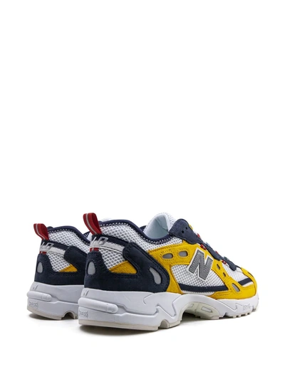 New Balance + Aimé Leon Dore 827 Mesh And Suede Sneakers In Yellow
