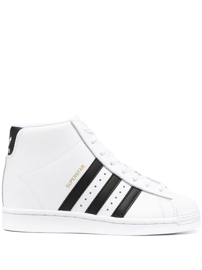 Adidas Originals Superstar Up W Trainers W/ Internal Heel In White |  ModeSens