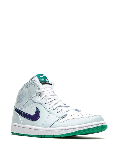 Jordan Air  1 Mid "hoops In White