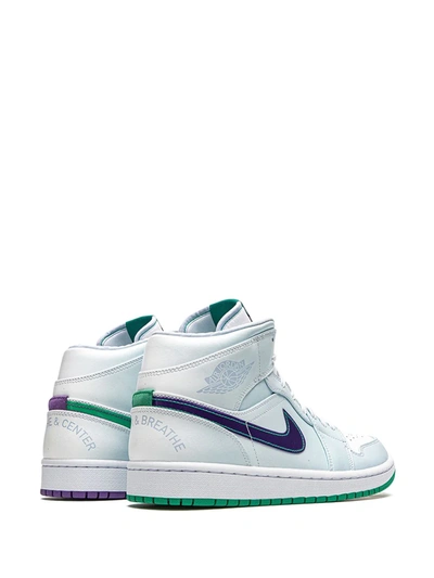 Jordan Air  1 Mid "hoops In White