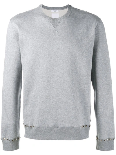 Valentino Grey 'rockstud Untitled' 08 Pullover