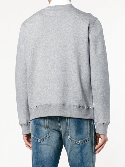Valentino Grey 'rockstud Untitled' 08 Pullover