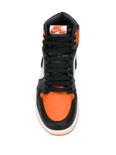 Shop Nike Air Jordan 1 Re High Og Sl "satin Shattered Backboard" Sneakers In Orange