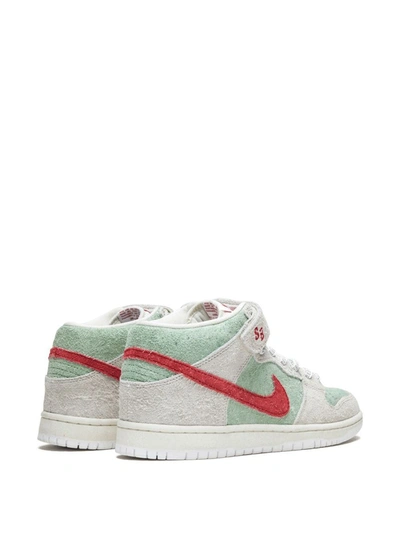 Shop Nike Sb Dunk Mid Pro Qs Sneakers In Blue