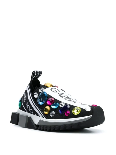 Shop Dolce & Gabbana Sorrento Sneakers In Black