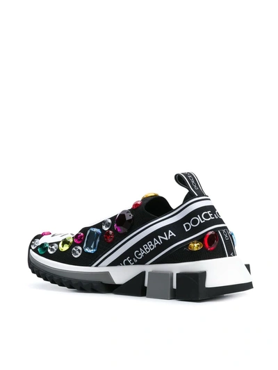 Shop Dolce & Gabbana Sorrento Sneakers In Black