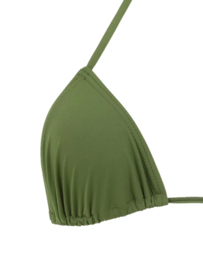 Shop Amir Slama Plain Bikini Set In Green