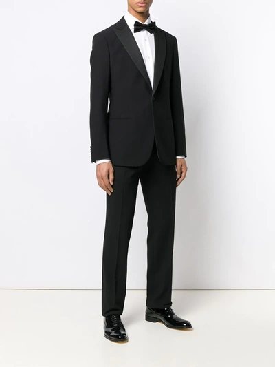 Shop Giorgio Armani Classic Two-piece Suit In Black