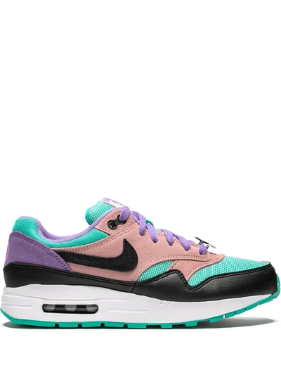 Shop Nike Air Max 1 "have A  Day" Sneakers In Green