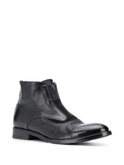 Shop Alberto Fasciani Amina Chelsea Leather Boots In Black