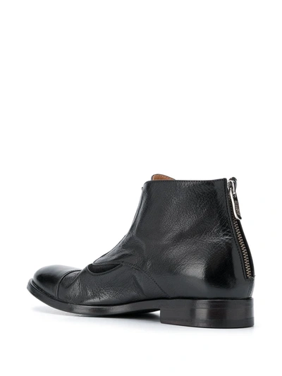 Shop Alberto Fasciani Amina Chelsea Leather Boots In Black