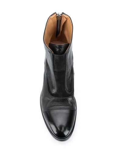 Shop Alberto Fasciani Amina Chelsea Leather Boots In Black