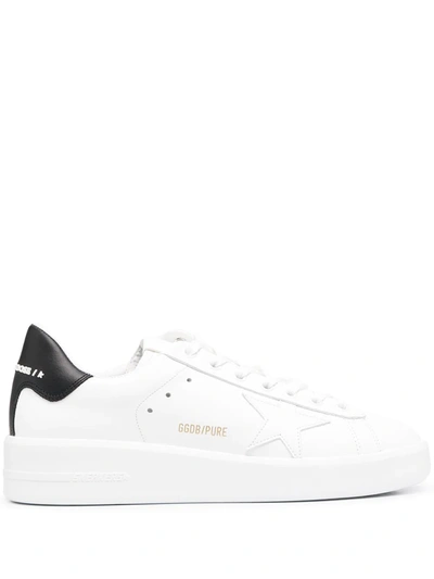 Shop Golden Goose Purestar Low-top Sneakers In White