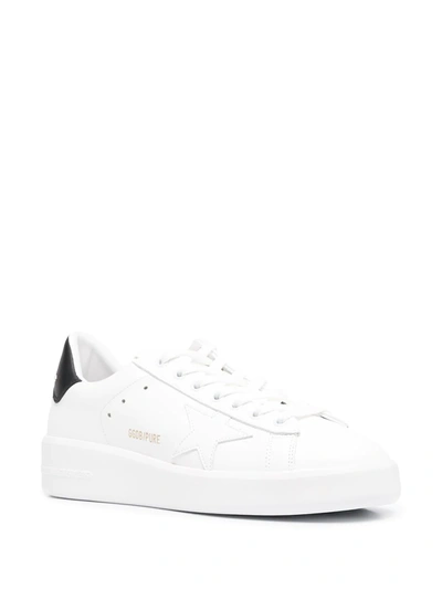 Golden Goose Pure Star Bicolor Leather Low-top Sneakers In Multi
