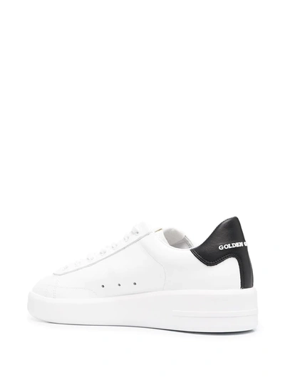 Golden Goose Pure Star Bicolor Leather Low-top Sneakers In Multi