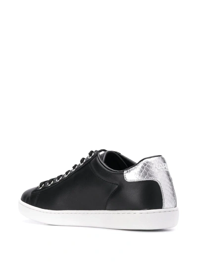 Shop Karl Lagerfeld Kupsole Karl Ikonik Sneakers In Black