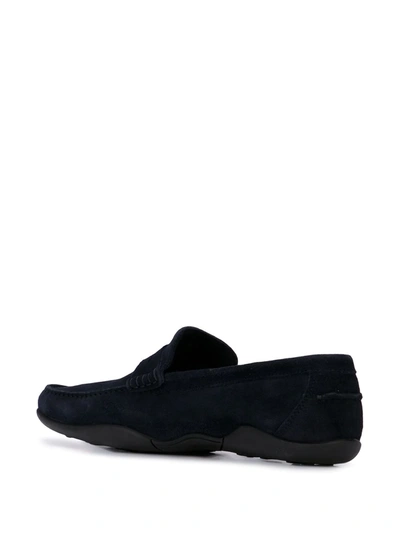 Shop Harrys Of London Basel Penny Loafers In Black