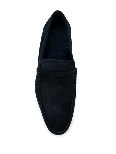 Shop Harrys Of London Basel Penny Loafers In Black