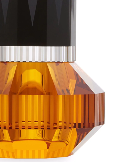 Reflections Copenhagen Chicago Crystal Vase In Yellow