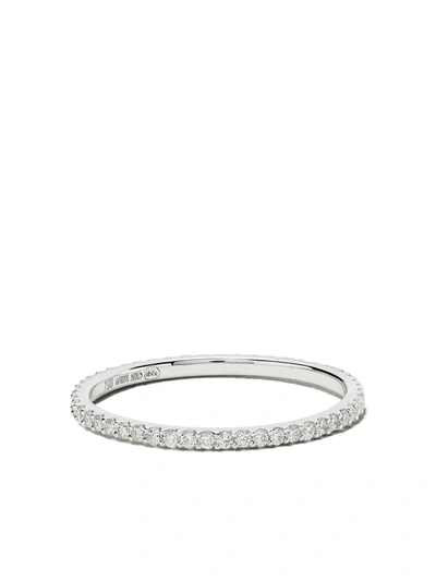 Shop White Bird 18kt Gold Diamond Solange Ring In White Gold