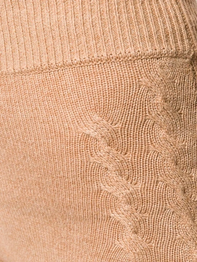 Cashmere In Love Ribbed Mimie Shorts In Neutrals