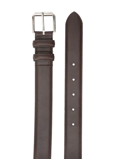 Apc 3cm Paris Leather Belt In Brown