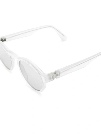 Mykita X Maison Margiela Round Sunglasses In Grey