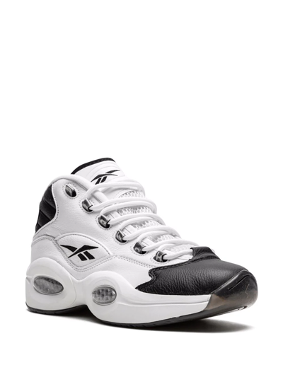 Reebok Question Mid-top Sneakers In Weiss