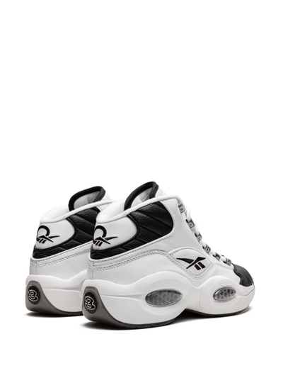 Reebok Question Mid-top Sneakers In Weiss