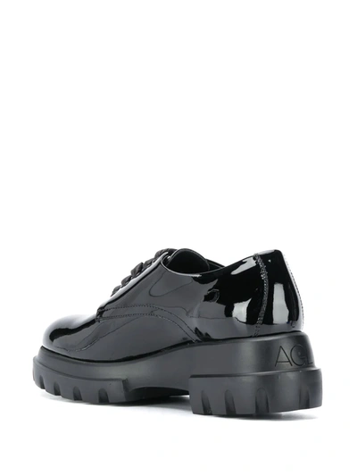 Shop Agl Attilio Giusti Leombruni Chunky Lace-up Shoes In Black