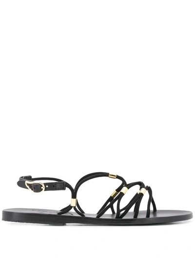 Shop Ancient Greek Sandals Pasifai Tube Sandals In Black