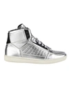 SAINT LAURENT Silver High Sneaker Saint Laurent