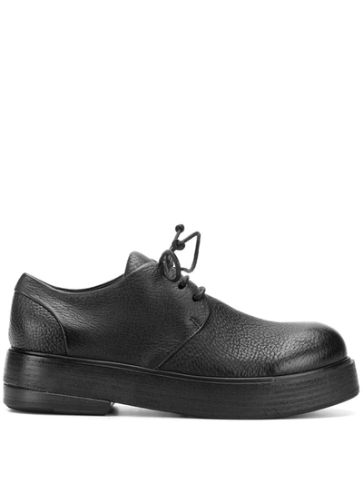 Shop Marsèll Platfrom Lace-up Shoes In Black