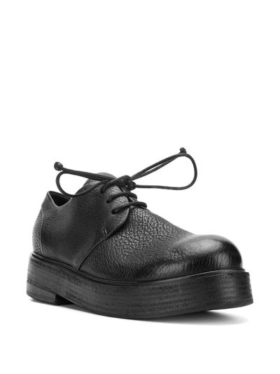 Shop Marsèll Platfrom Lace-up Shoes In Black