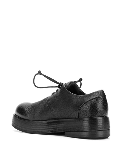 Shop Marsèll Platfrom Lace-up Shoes In Black