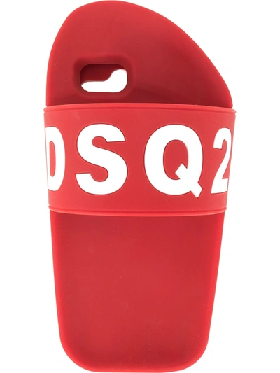 Dsquared2 Slipper Iphone 6/7 Plus Case In Red