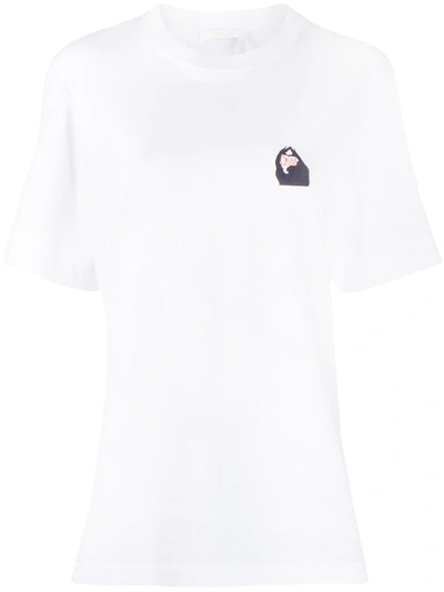 Shop Chloé Femininity Logo T-shirt In White