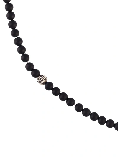 Shop Nialaya Jewelry Beaded Wrap Around Bracelet In Black