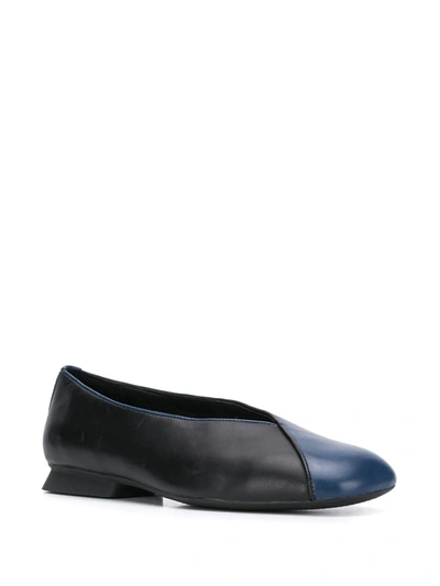 Shop Camper Tws Two-tone Ballerina Shoes In Black