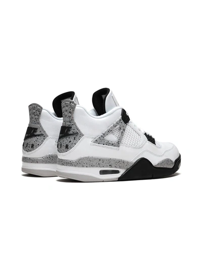 Jordan Air  4 Retro "white Cement" Sneakers In Multi