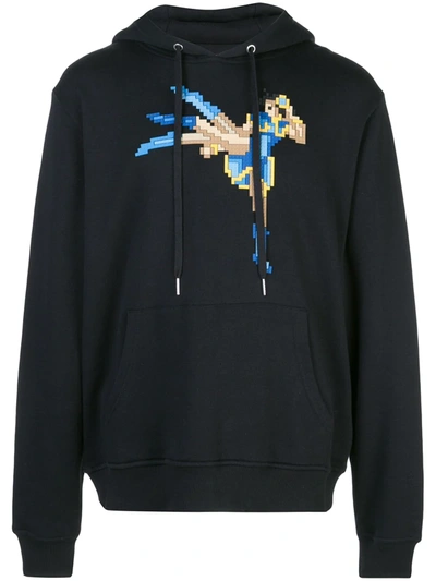 Shop Mostly Heard Rarely Seen 8-bit Iron Lady Pixelated Hoodie In Black