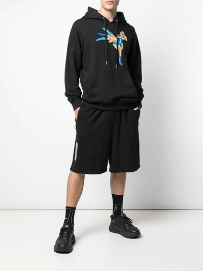 Mostly Heard Rarely Seen 8-bit Iron Lady Pixelated Hoodie In Black