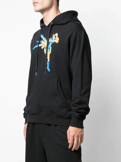 Shop Mostly Heard Rarely Seen 8-bit Iron Lady Pixelated Hoodie In Black