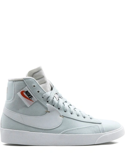 Shop Nike Blazer Mid Rebel Sneakers In White