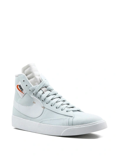 Shop Nike Blazer Mid Rebel Sneakers In White