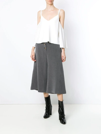 Shop Olympiah Andes Culottes In Grey