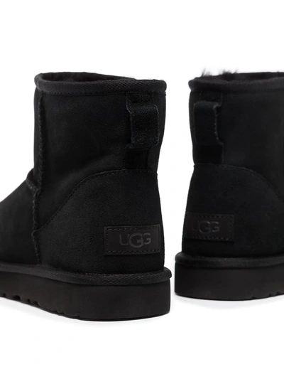 Shop Ugg Classic Mini Ankle Boots In Black