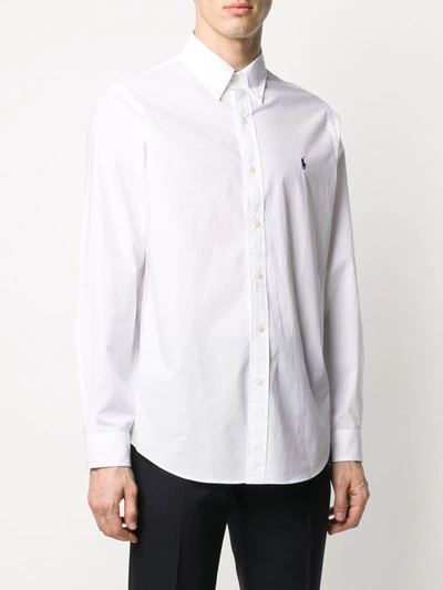 Polo Ralph Lauren Classic Pony Logo Oxford Shirt In White